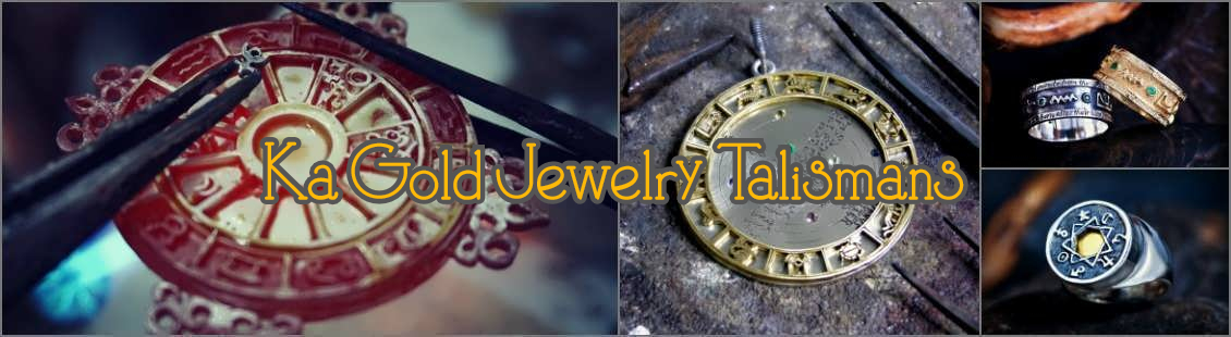 Talismans on Ka Gold Jewelry. Click on image to open the link.